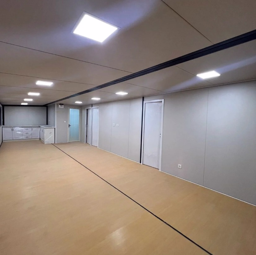 Módulo expandible 40ft — detalle estructura